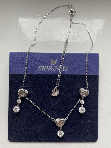 Swarovski necklace and earring - swarovski,
