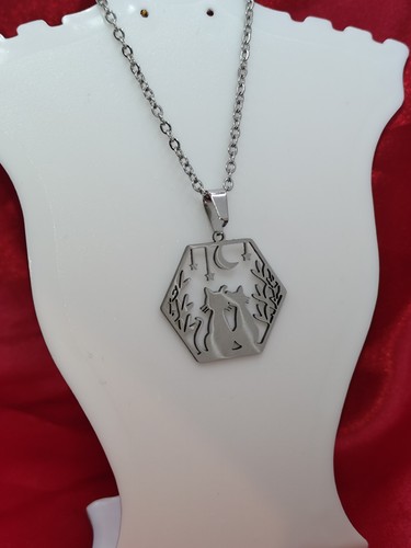 Celestial cat necklace - cat,