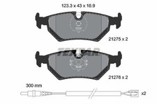 2127501 BRAKE PAD SET, DISC BRAKE FITS ASTON MARTIN DB7 VANTAGE 3.2