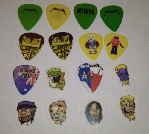 Metallica guitar pick lot - guitar,