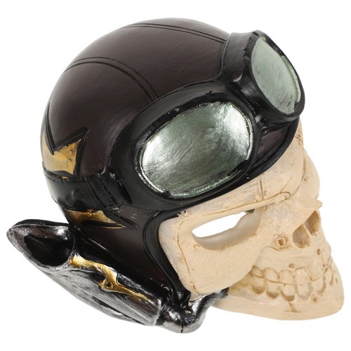 Aquarium skull statue fish - statue,