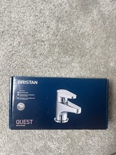 Bristan Quest Chrome Basin Mixer Tap with Clicker Waste RRP £75