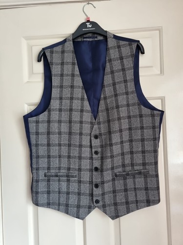 Farah men check waistcoat - farah,