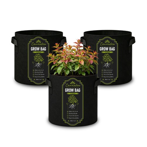 Cannadew gallon grow bags 3 - cannadew, 5