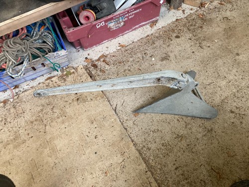 Galvanised cqr anchor - galvanised,