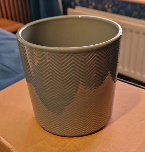 Unmarked olive green glossy - unmarked,