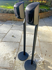 B&W M1 satellite speakers with stands