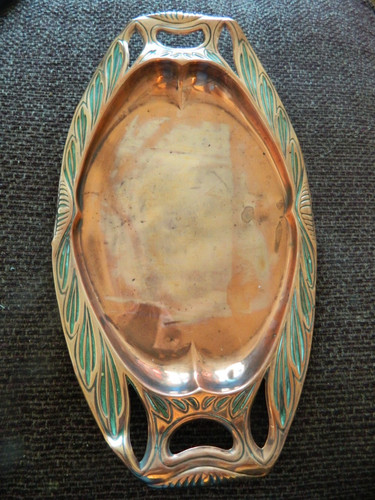 Antique art nouveau copper - nouveau,