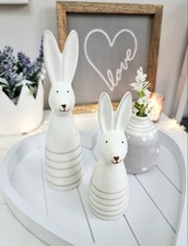 Shabby Chic White Ceramic