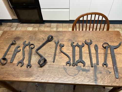 Vintage tractor spanners - vintage,