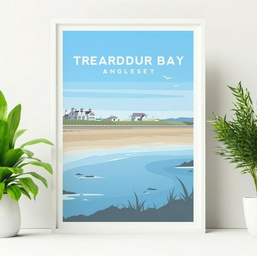 Trearddur bay art print - bay,