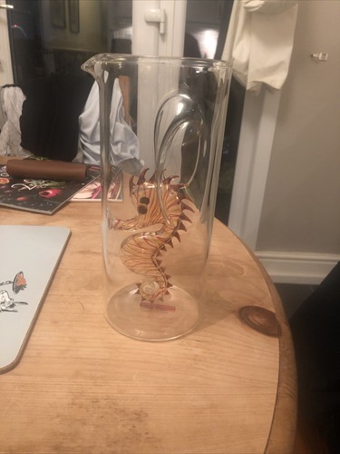 Hand made italian - glass, carafe