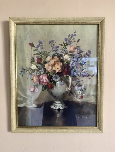 Vintage framed art print - art,