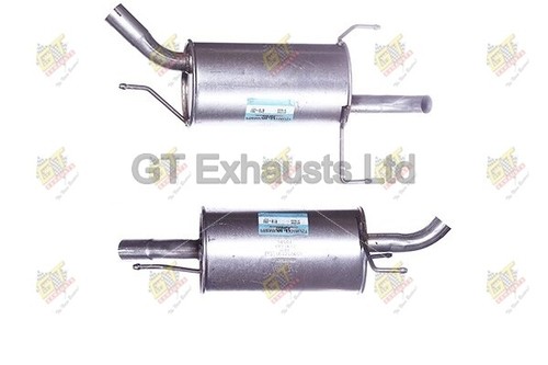 Exhaust silencer tail pipe - silencer, for