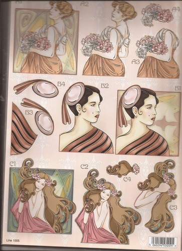 Art deco die cut - deco,