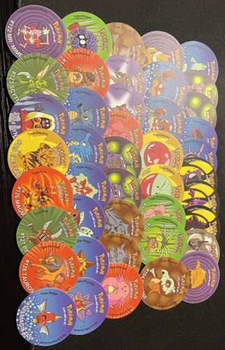 Vintage pokémon tazos non - pokémon,