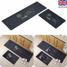 2x Floor Mat Non-Slip Backing