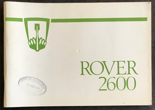 Rover 2600 car - rover, owner's