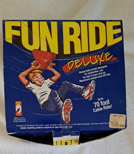 Fun ride deluxe zip line - zip,