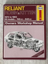 Haynes Manual 436 - Reliant