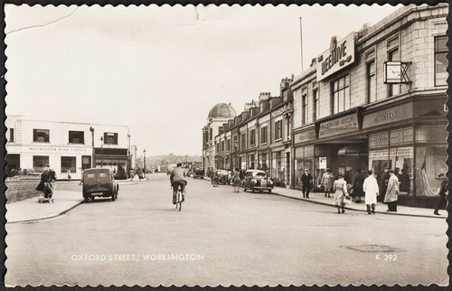 Workington postcard oxford - workington,