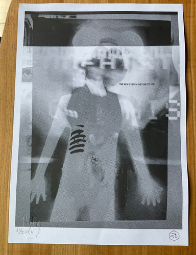 Rare signed risograph print - risograph,