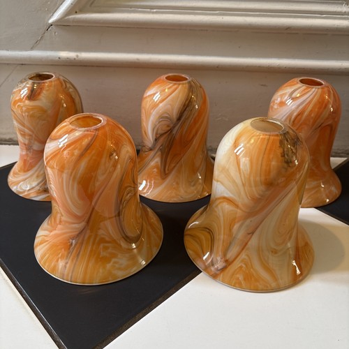 Marbled glass lamp - glass,