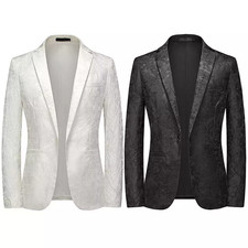 Men Fit Tuxedo Dress Jacket