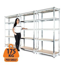3-Bay Steel Garage Shelving