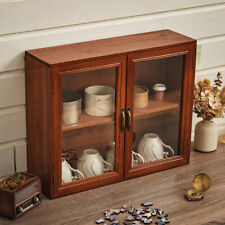 Wooden Storage Cabinet Desktop