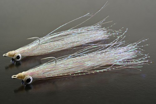 6ct crystal clouser - crystal, minnow