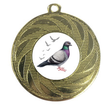 Pigeon Racing Medal Event Prize 50mm Gold Award FREE Engraving and UK P&P 1P4T
