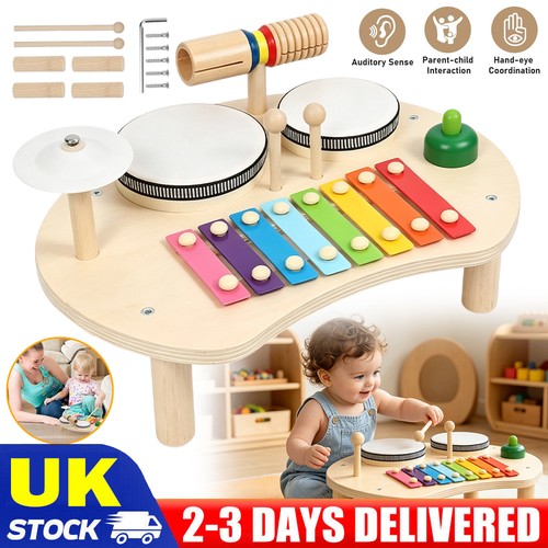 Wooden music - 8-in-1,