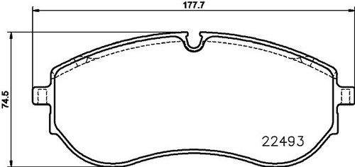 Don front brake - set, fits