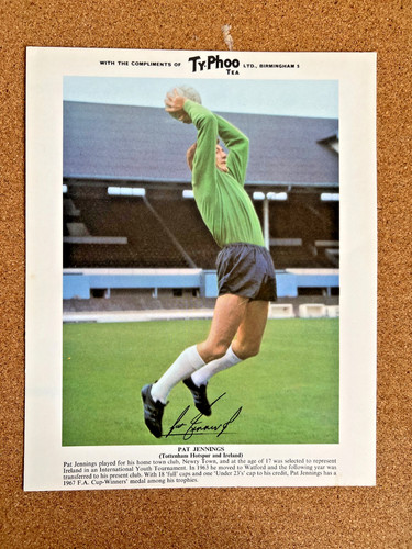Typhoo tea football card pat - typhoo,