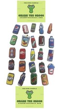 Soft drinks pop shoe charms