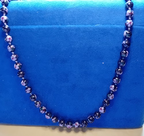 Cloisonne necklace 66cm - 66cm, long