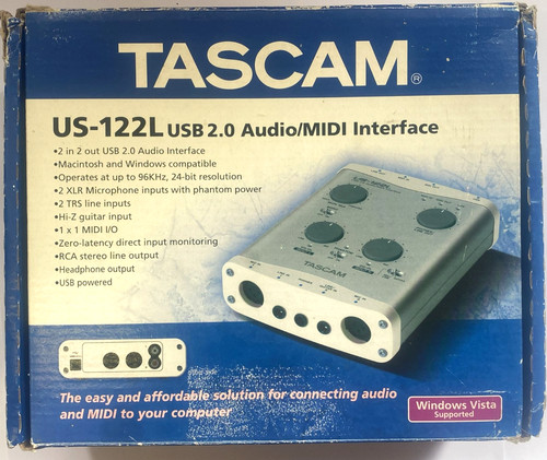 Tascam 122l usb audio midi - us-122l,