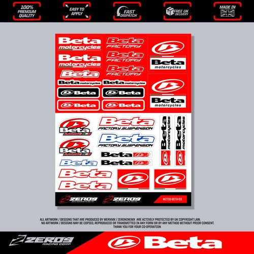 Beta stickers motocross - stickers,,