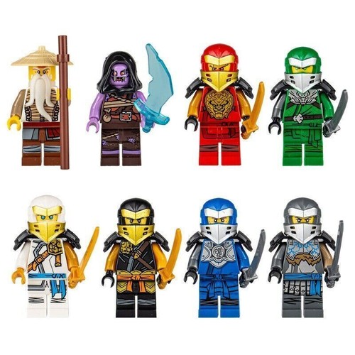 8pcs minifigure ninjago master - 8pcs,