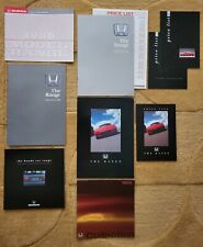 HONDA CAR Brochures c1986 - 1990 TYPE - R CRX ACCORD CR-V LEGEND NSX plus PRICES