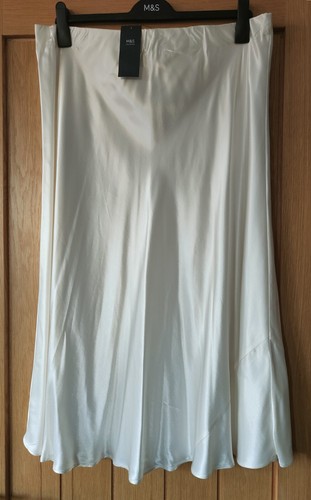 Ivory silky midi - ivory,