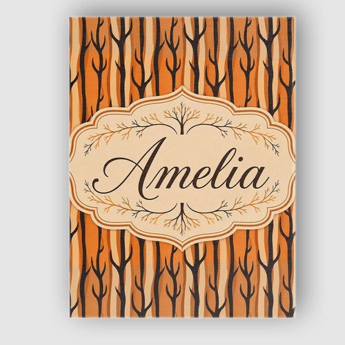 Canvas wall art custom name - canvas,