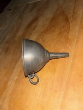 Antique pewter wine funnel - pewter,