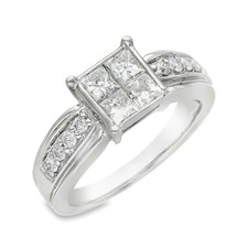 Ladies 18ct White Gold