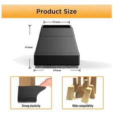 Silicone Felt Furniture Legs