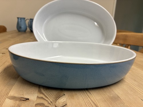 Denby colonial blue oval - colonial,