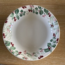 Emma Bridgewater Pink Green Sweet Pea Large Pasta Bowl Pretty