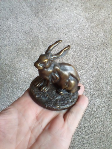 Bronze hare - bronze,