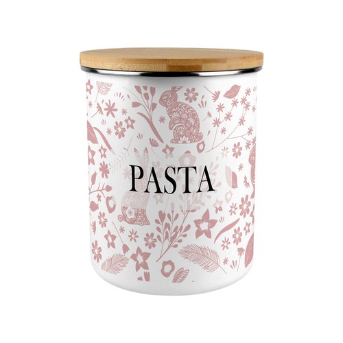 Pink rabbits pasta storage - rabbits,